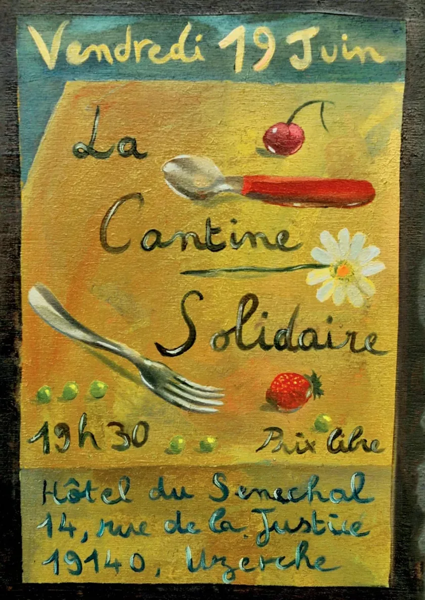 Affiche : Cantine Solidaire Juin 2026