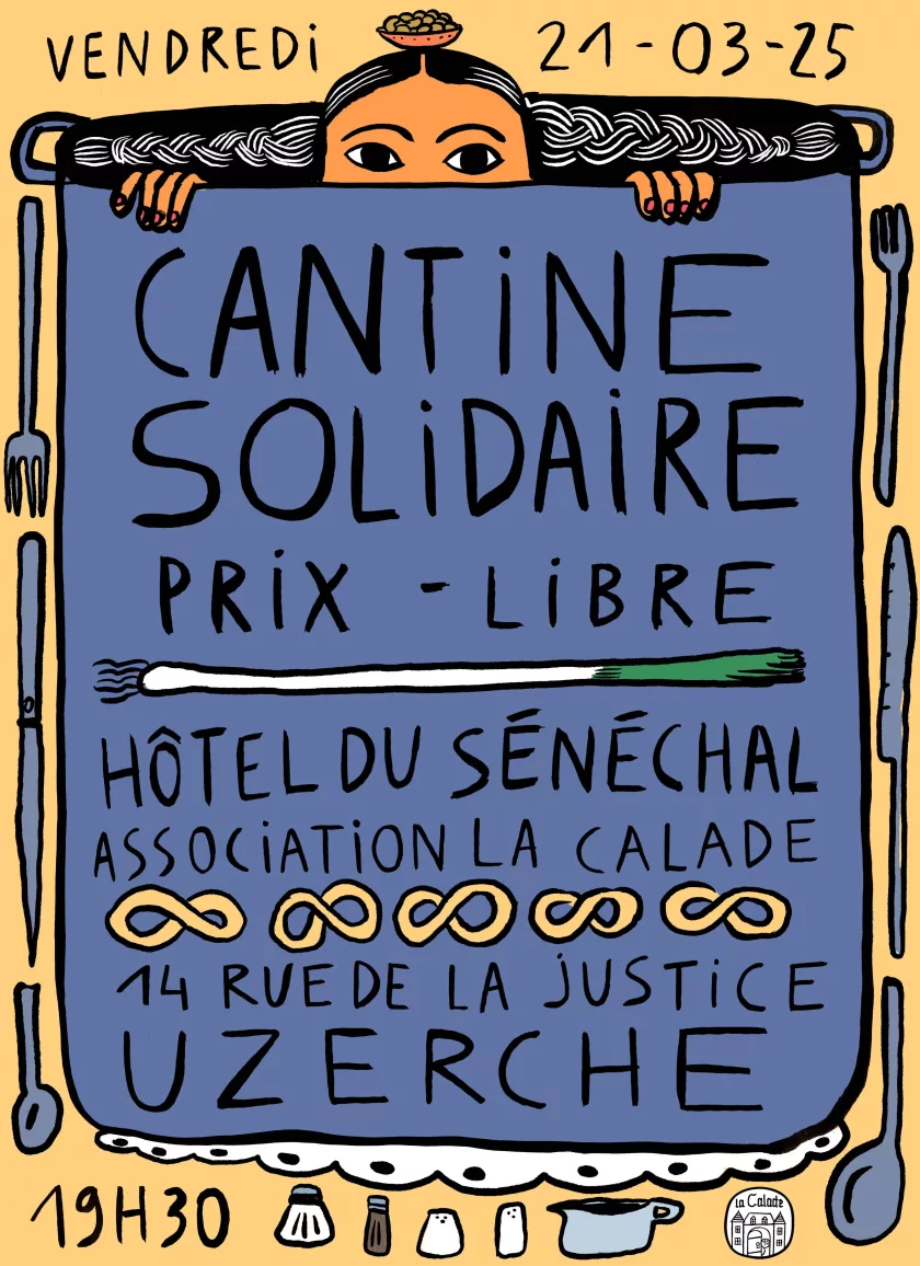 Affiche Cantine Solidaire Mars