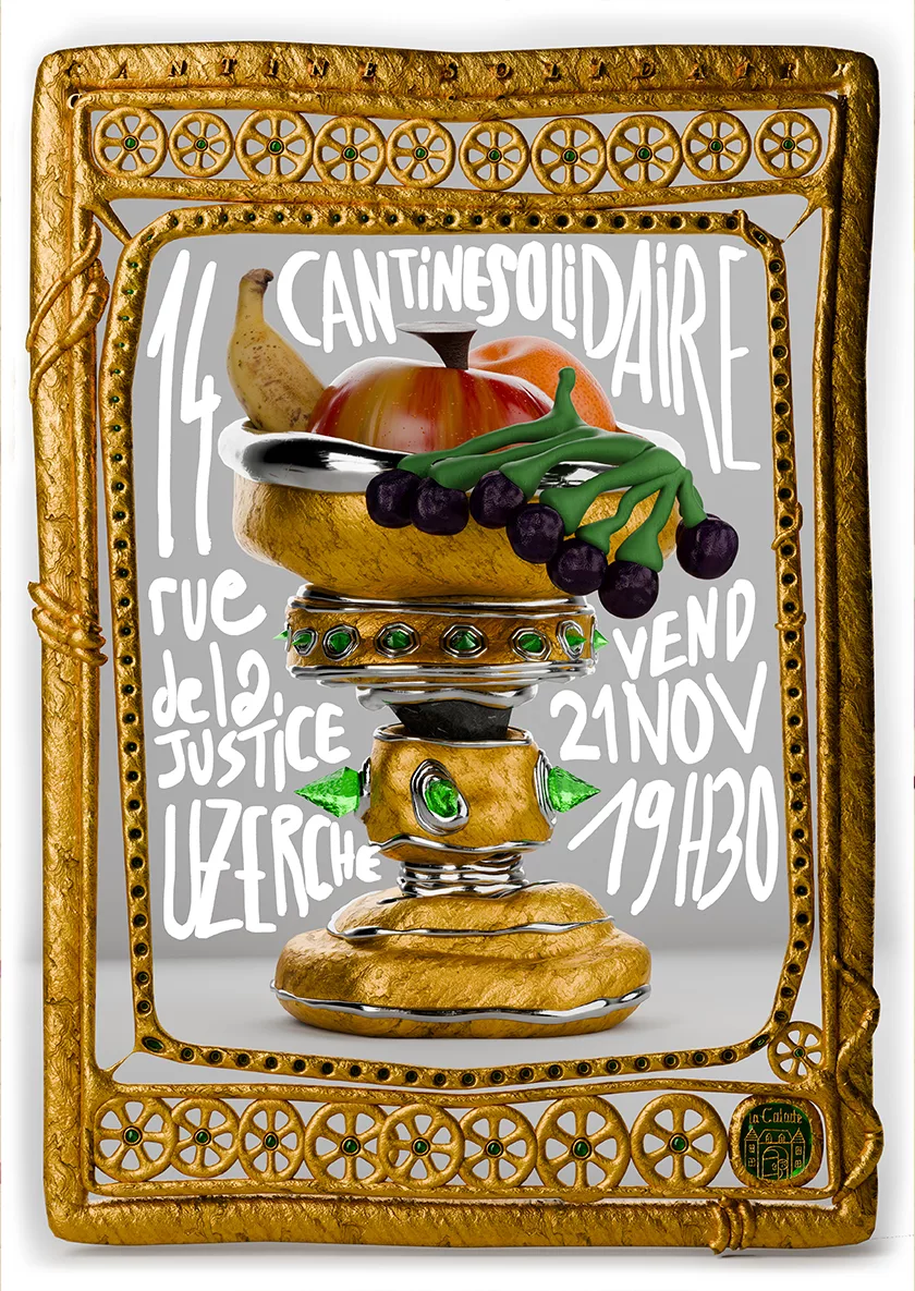 Affiche : Cantine Solidaire Novembre 2025