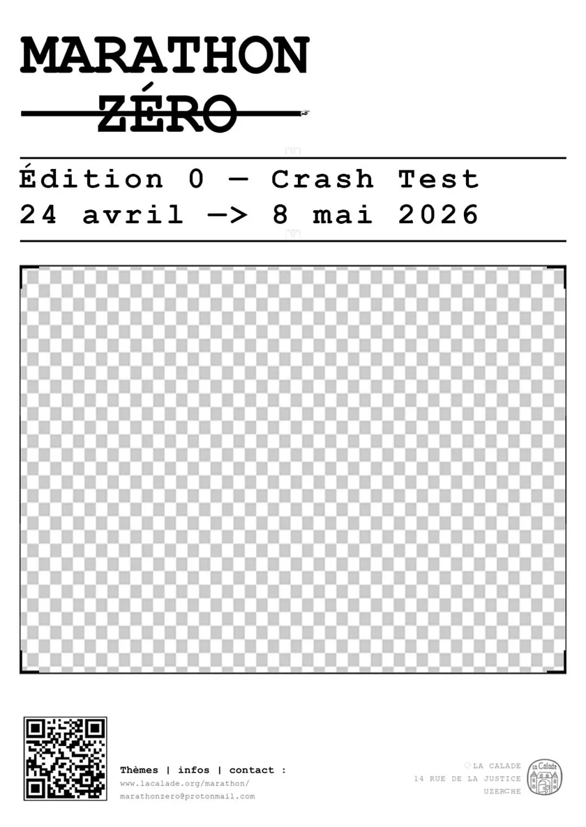 Affiche : Marathon 0 - &Eacute;dition 0 -